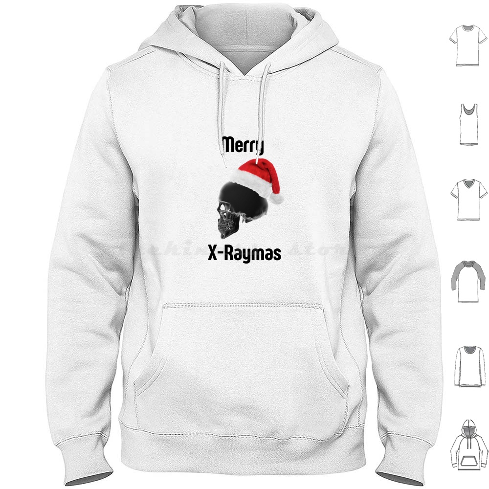 Tech X - Merry Xraymas Kapuzenpullover aus Baumwolle, langärmelig,