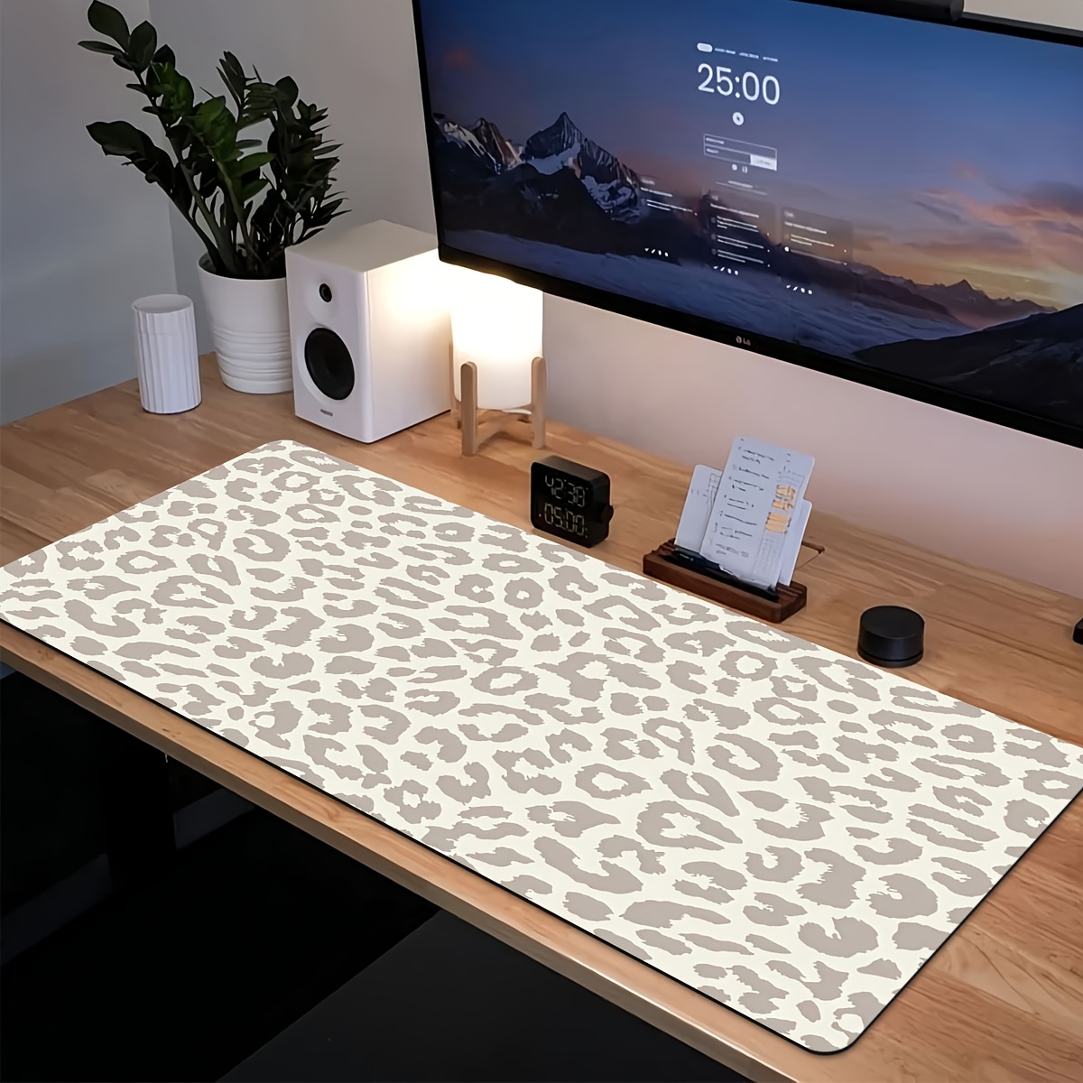 Tech Table Accessories - XL/XXL Computer-Tastatur und Mauspad, Beige, Braun,