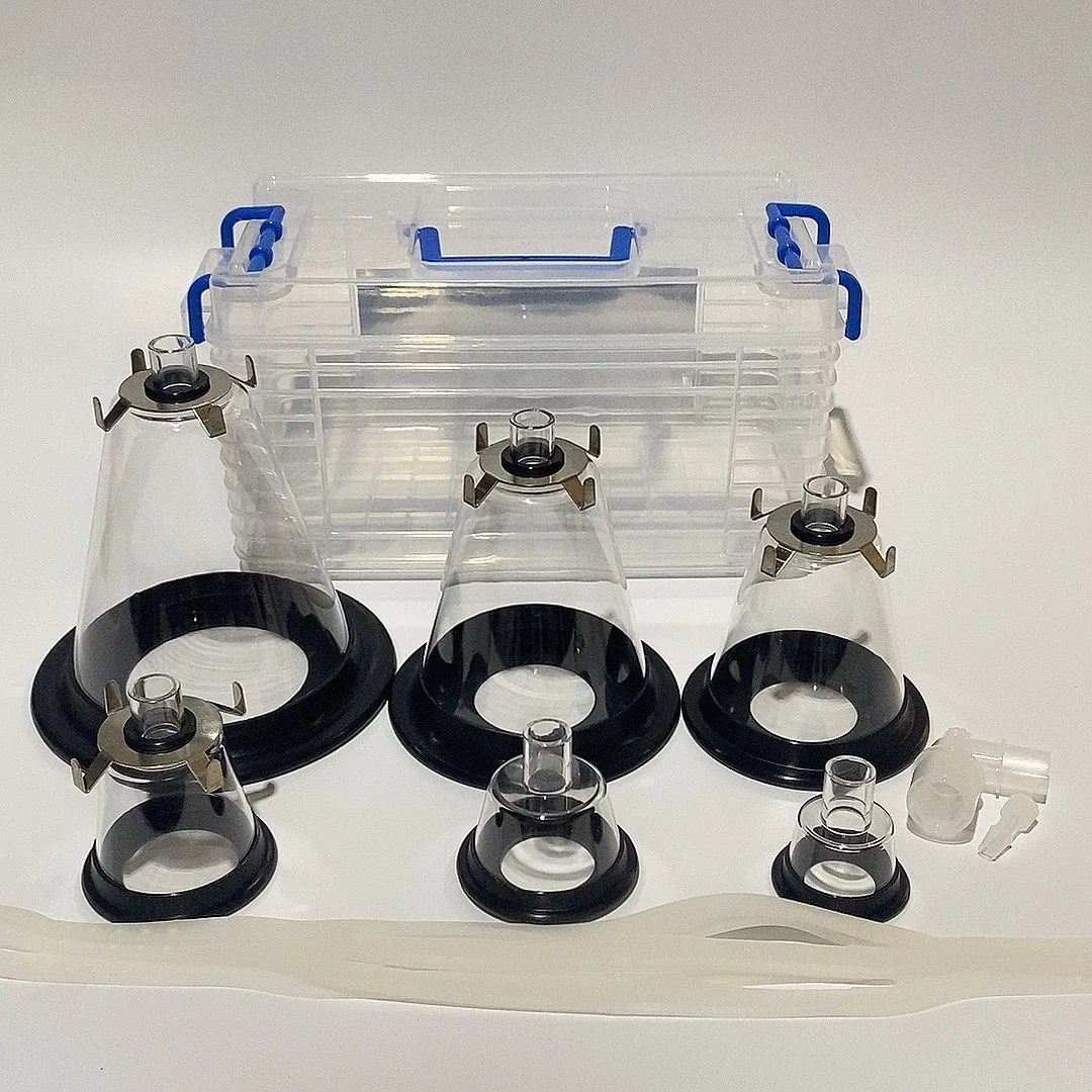 Vet Tech Accessories - Vergrößerte chirurgische Tiermaske, Atemanästhesie-Maske für Haustiere,