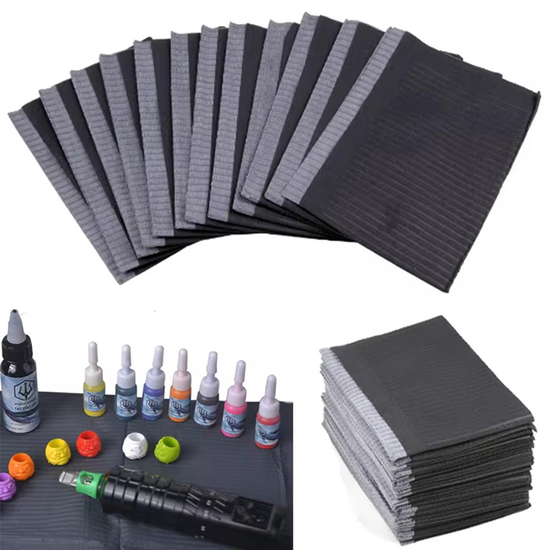 Tech Woven Accessories - 20/50/125 Stück Einweg-Tattoo-Tischunterlage Wasserdichte Nagelstudio-Dental-Klinik-Tischmatte Mehrfarbiges