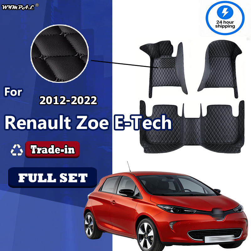 Tech Accessories Renault - Luxus Leder Auto Fußmatten Für Renault