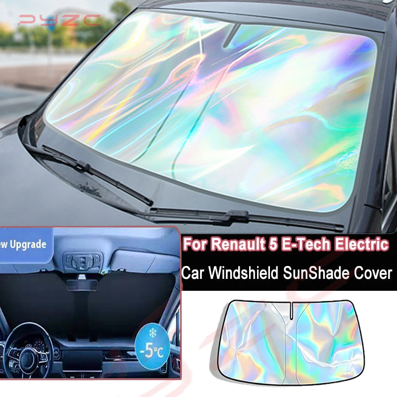Tech Accessories Renault - Für Renault 5 E-Tech 2024-2026 Auto-Windschutzscheiben-Sonnenschutz