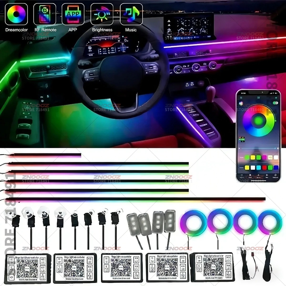 22in1 RGB Auto Innen Acryl Aut – Tech Accessories Renault Bewertung und Preis
