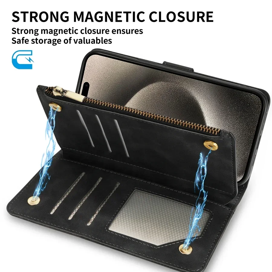 Brieftasche Multi-karte Zipper – Tech Accessories Iphone Bewertung und Preis