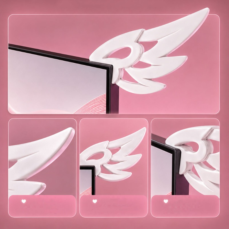 Kawaii 3D Flügel-Dekoration fü – Tech Table Accessories Bewertung und Preis