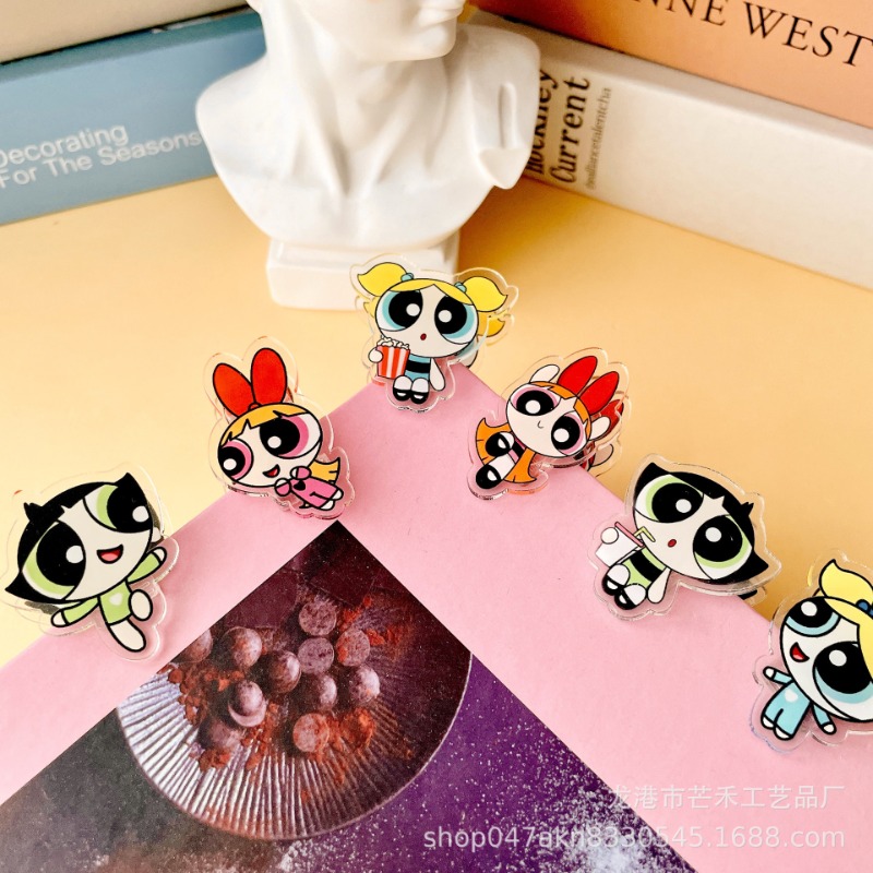 6 Stück Kawaii The Powerpuffs  – Tech Office Accessories Bewertung und Preis