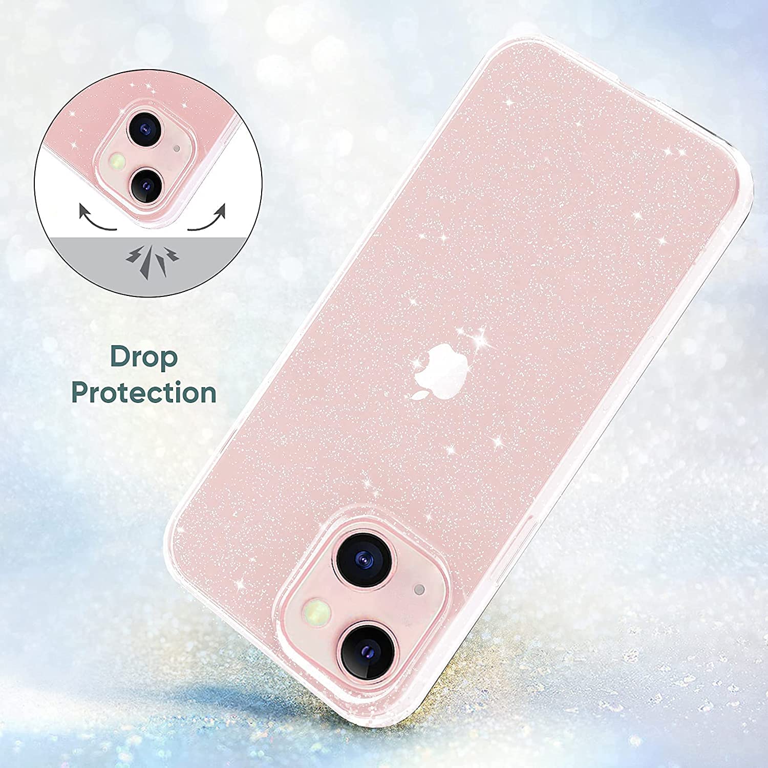 Transparente Glitzer-Hülle für – Tech Accessories Iphone Bewertung und Preis